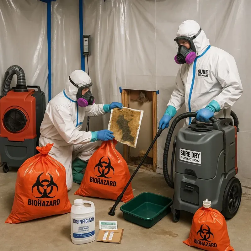 Contaminated Water Handling Protocols process in Wilsons Mills, NC
