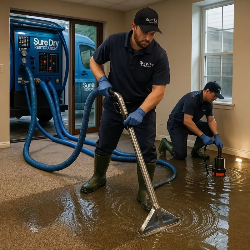 Water Extraction and Removal process in Wilsons Mills, NC